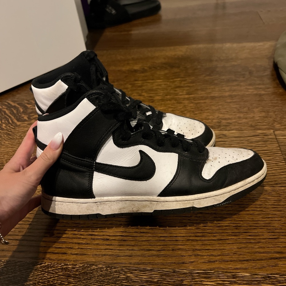 Jordan Black and White Sneakers